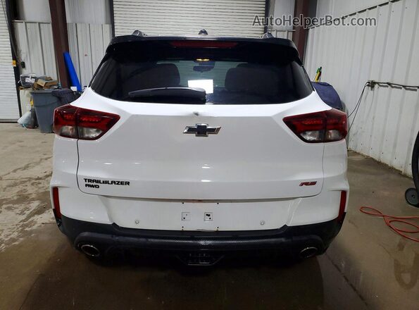 KL79MUSL3MB122479 2021 CHEVROLET TRAILBLAZER White Rear view