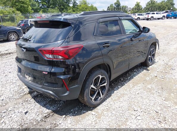 KL79MUSL3MB123373 2021 CHEVROLET TRAILBLAZER Черный Задняя правая четверть
