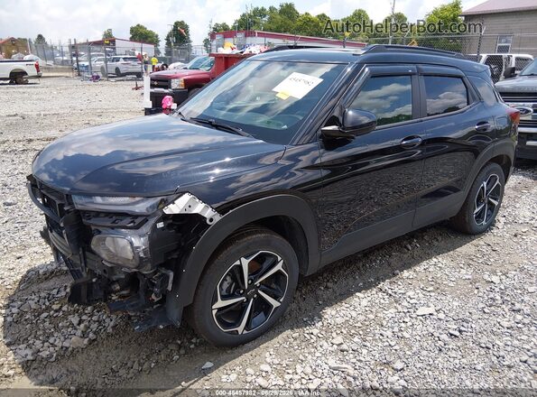KL79MUSL3MB123373 2021 CHEVROLET TRAILBLAZER Черный Передняя левая четверть