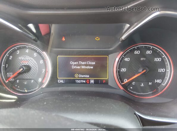 KL79MUSL3MB123373 2021 CHEVROLET TRAILBLAZER Черный Вид задних сидений