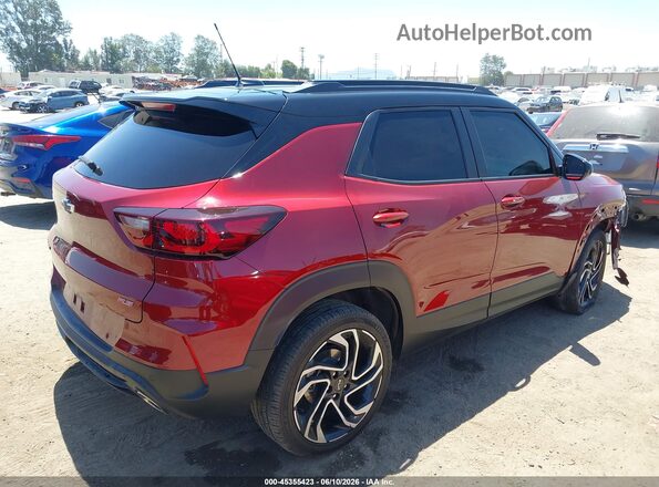 KL79MUSL3RB190823 2024 CHEVROLET TRAILBLAZER Red Rear right