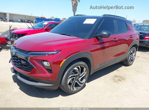 KL79MUSL3RB190823 2024 CHEVROLET TRAILBLAZER Red Front left
