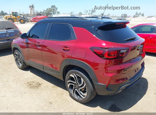 KL79MUSL3RB190823 2024 CHEVROLET TRAILBLAZER Red Rear left