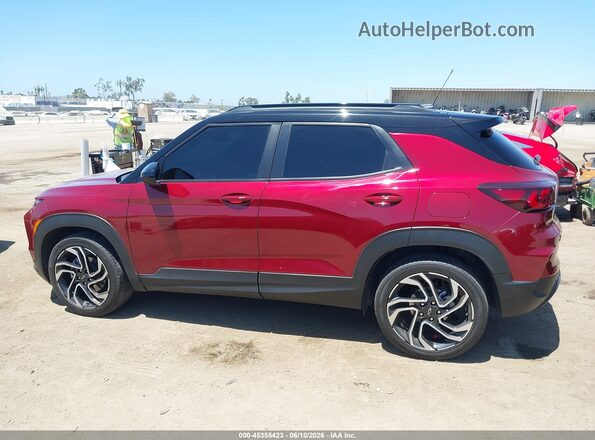 KL79MUSL3RB190823 2024 CHEVROLET TRAILBLAZER Red Rear interior view