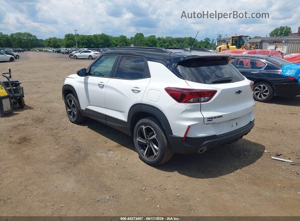 KL79MUSL4MB049364 2021 CHEVROLET TRAILBLAZER White Задня ліва чверть