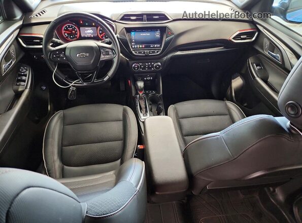 KL79MUSL4PB198734 2023 CHEVROLET TRAILBLAZER Blue Առջևի վահանակի տեսք