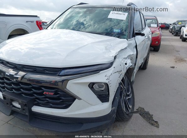 KL79MUSL4RB132266 2024 CHEVROLET TRAILBLAZER White Widok z przodu