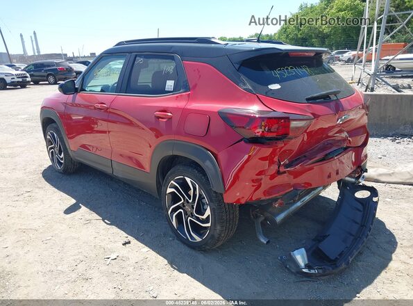 KL79MUSL4TB009011 2026 CHEVROLET TRAILBLAZER Red უკანა მარცხენა