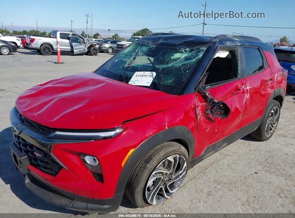 KL79MUSL4TB113837 2026 CHEVROLET TRAILBLAZER Red Widok z przodu