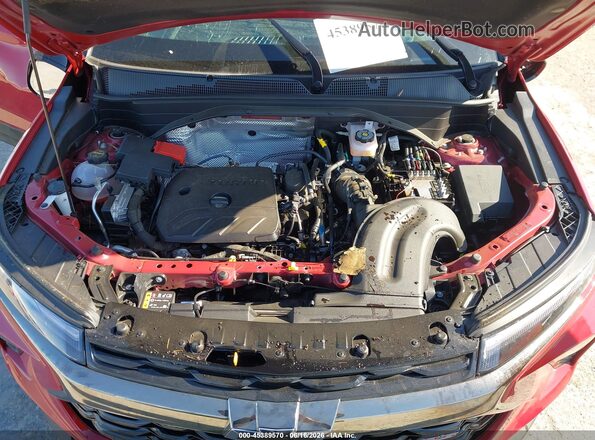 KL79MUSL4TB113837 2026 CHEVROLET TRAILBLAZER Red Widok z tyłu
