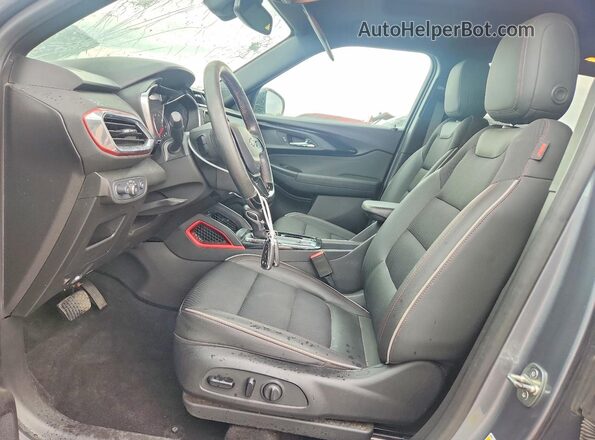 KL79MUSL5NB008257 2022 CHEVROLET TRAILBLAZER Gray Front interior view