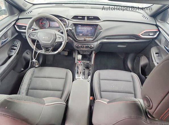 KL79MUSL5NB008257 2022 CHEVROLET TRAILBLAZER Gray Dashboard view