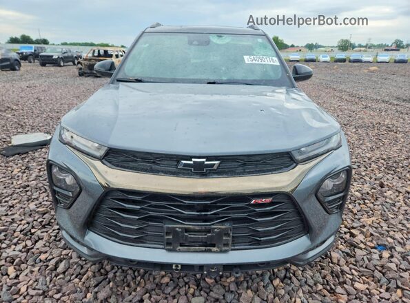 KL79MUSL5NB008257 2022 CHEVROLET TRAILBLAZER Gray Front view