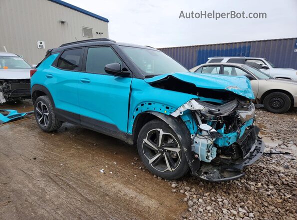 KL79MUSL5NB077742 2022 CHEVROLET TRAILBLAZER Blue 