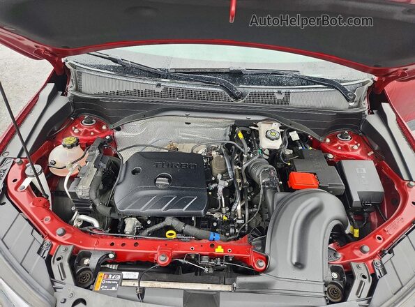 KL79MUSL5RB201398 2024 CHEVROLET TRAILBLAZER Бордовый Вид подкапотного пространства