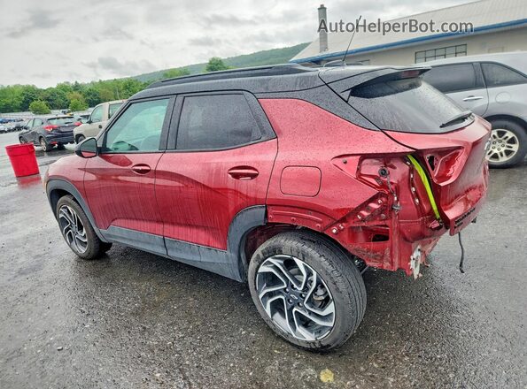 KL79MUSL5RB201398 2024 CHEVROLET TRAILBLAZER Бордовый Задняя левая четверть