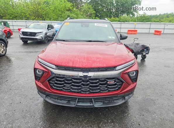 KL79MUSL5RB201398 2024 CHEVROLET TRAILBLAZER Бордовый Вид спереди