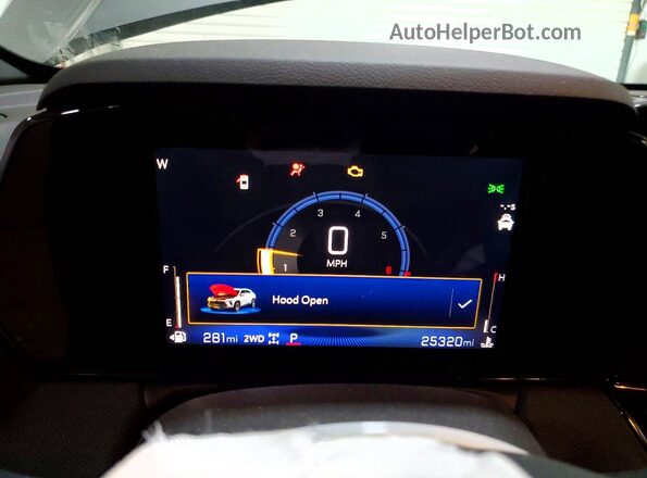 KL79MUSL5SB074772 2025 CHEVROLET TRAILBLAZER Gray Instrument cluster view