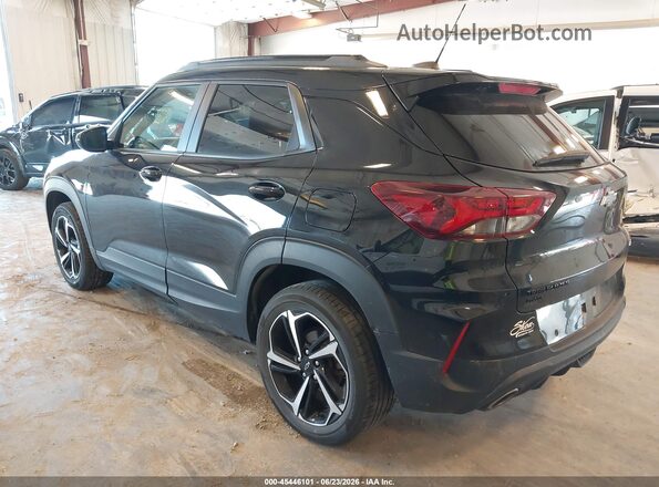 KL79MUSL6NB138466 2022 CHEVROLET TRAILBLAZER Black Задня ліва чверть