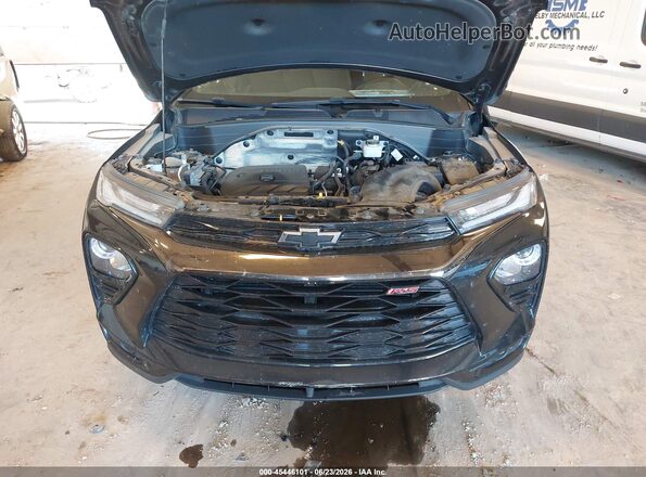 KL79MUSL6NB138466 2022 CHEVROLET TRAILBLAZER Black Вид ззаду