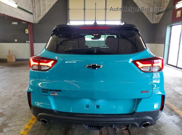 KL79MUSL7NB026341 2022 CHEVROLET TRAILBLAZER Blue Vista trasera