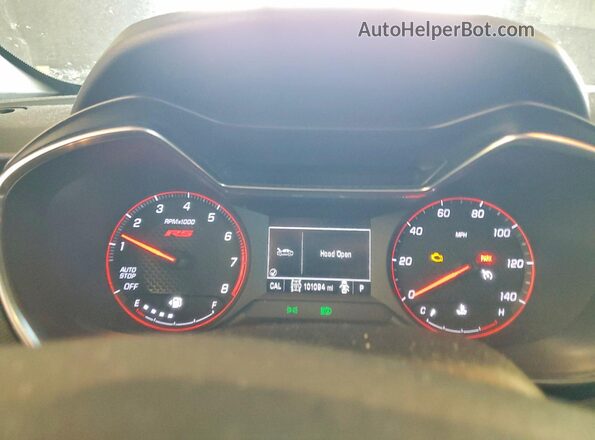 KL79MUSL7NB026341 2022 CHEVROLET TRAILBLAZER Blue Vista del cuadro de instrumentos