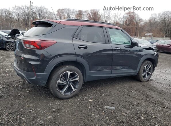 KL79MUSL7NB132482 2022 CHEVROLET TRAILBLAZER Black Rear right