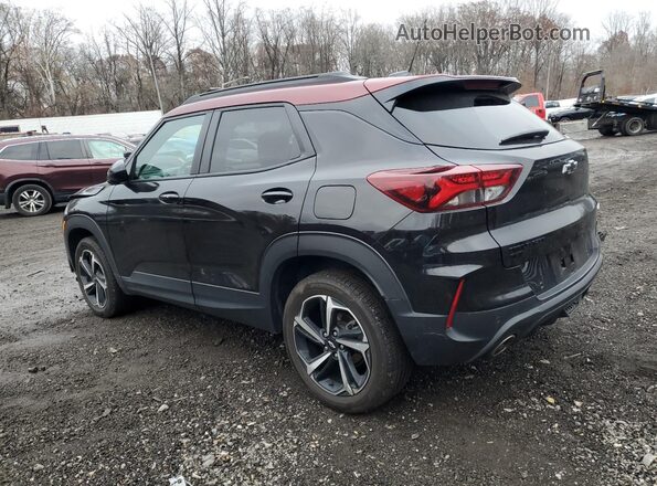 KL79MUSL7NB132482 2022 CHEVROLET TRAILBLAZER Black Rear left