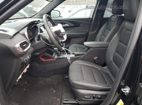 KL79MUSL7NB132482 2022 CHEVROLET TRAILBLAZER Black Front interior view