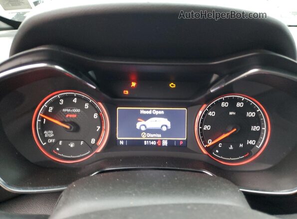 KL79MUSL7NB132482 2022 CHEVROLET TRAILBLAZER Black Instrument cluster view