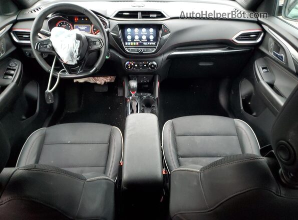 KL79MUSL7NB132482 2022 CHEVROLET TRAILBLAZER Black Dashboard view