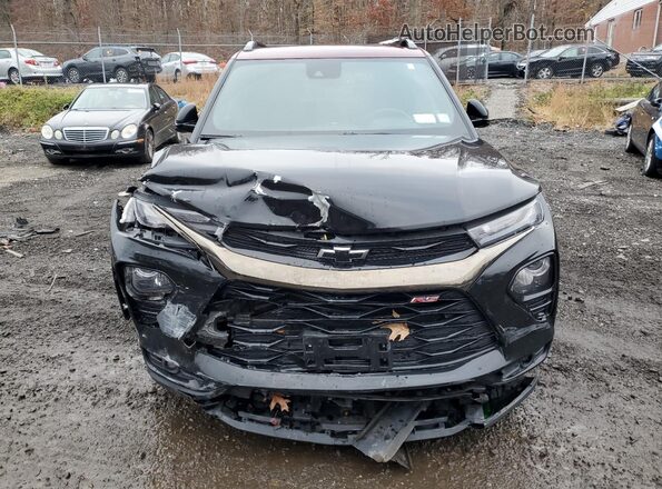 KL79MUSL7NB132482 2022 CHEVROLET TRAILBLAZER Black Front view