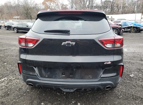 KL79MUSL7NB132482 2022 CHEVROLET TRAILBLAZER Black Rear view