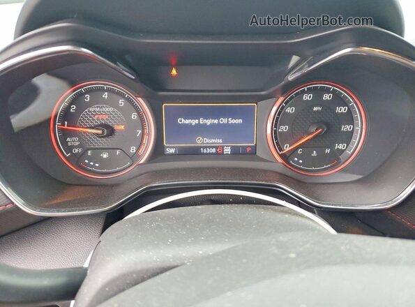 KL79MUSL7PB083724 2023 CHEVROLET TRAILBLAZER Gray ხელსაწყოთა პანელის ხედი
