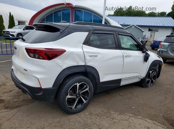 KL79MUSL8MB002841 2021 CHEVROLET TRAILBLAZER White 
