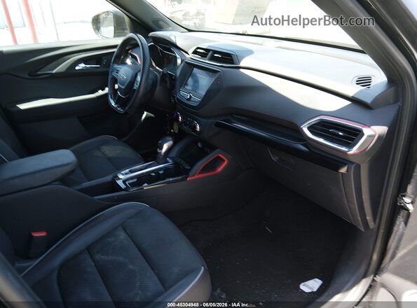 KL79MUSL8NB043388 2022 CHEVROLET TRAILBLAZER Черный Вид салона спереди