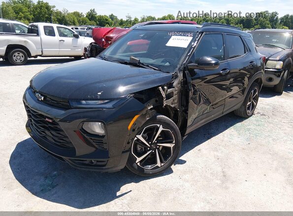 KL79MUSL8NB043388 2022 CHEVROLET TRAILBLAZER Черный Передняя левая четверть