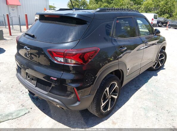 KL79MUSL8NB043388 2022 CHEVROLET TRAILBLAZER Черный Задняя правая четверть