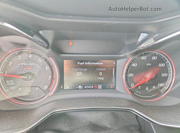 KL79MUSL8PB217236 2023 CHEVROLET TRAILBLAZER Red Vista del cuadro de instrumentos