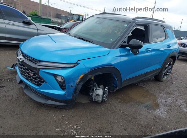KL79MUSL9SB009908 2025 CHEVROLET TRAILBLAZER Синий Передняя левая четверть