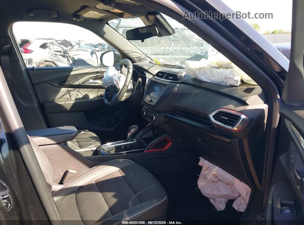 KL79MUSLXPB151868 2023 CHEVROLET TRAILBLAZER Черный Вид салона спереди