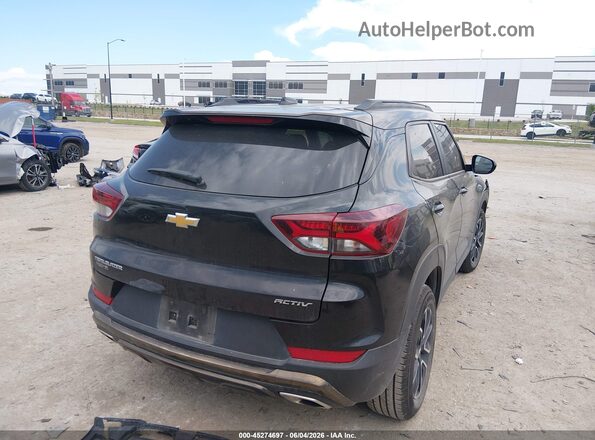 KL79MVSL1NB053895 2022 CHEVROLET TRAILBLAZER Black Rear right