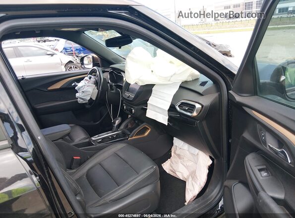 KL79MVSL1NB053895 2022 CHEVROLET TRAILBLAZER Black Front interior view