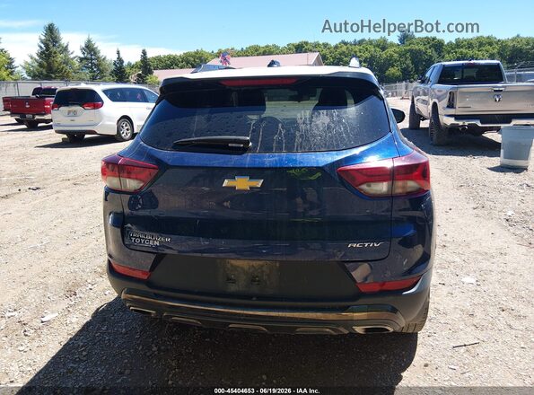 KL79MVSL1NB060331 2022 CHEVROLET TRAILBLAZER Blue 