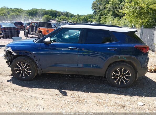 KL79MVSL1NB060331 2022 CHEVROLET TRAILBLAZER Blue 