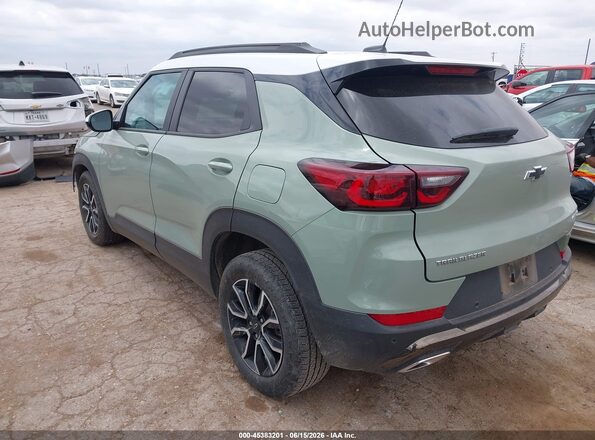KL79MVSL1SB068974 2025 CHEVROLET TRAILBLAZER Green Rear left