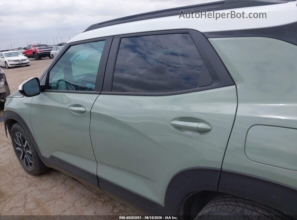 KL79MVSL1SB068974 2025 CHEVROLET TRAILBLAZER Green 360 interior view
