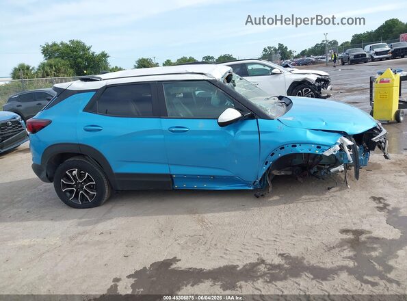 KL79MVSL1SB084771 2025 CHEVROLET TRAILBLAZER Blue Rear interior view