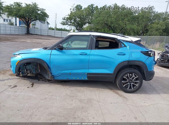 KL79MVSL1SB084771 2025 CHEVROLET TRAILBLAZER Blue 360 interior view
