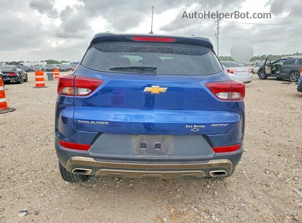 KL79MVSL2NB020646 2022 CHEVROLET TRAILBLAZER Blue Հետևի տեսք